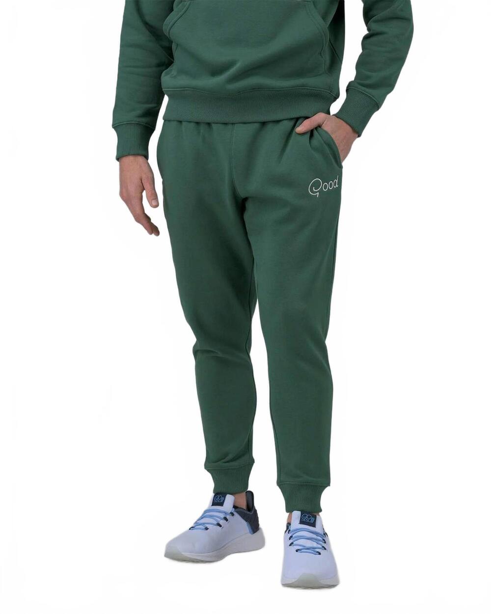 NEW GOOD GOOD GOLF born to golf fleece jogger in green